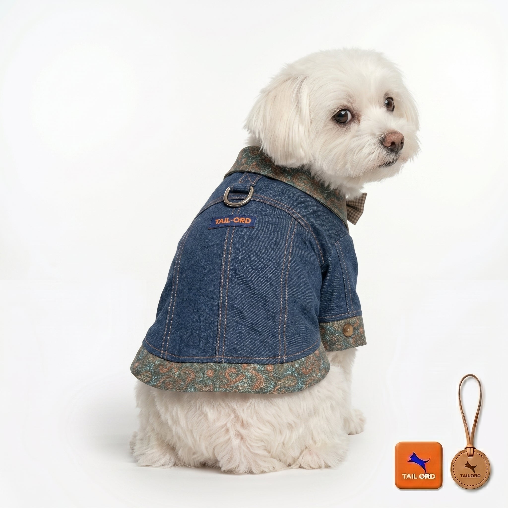 Tail-Ord Signature Denim Harness Shirt - Tailord