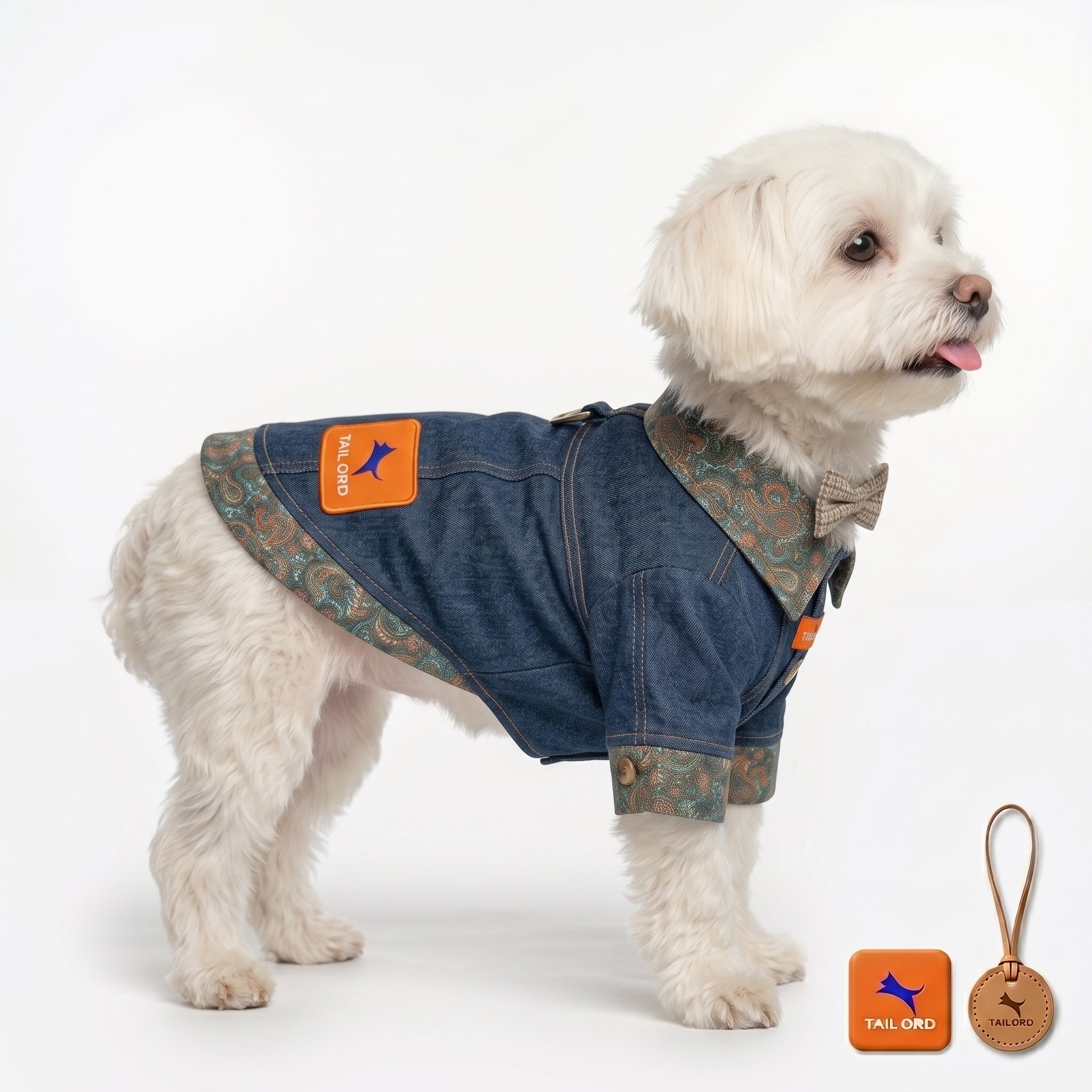 Tail-Ord Signature Denim Harness Shirt - Tailord