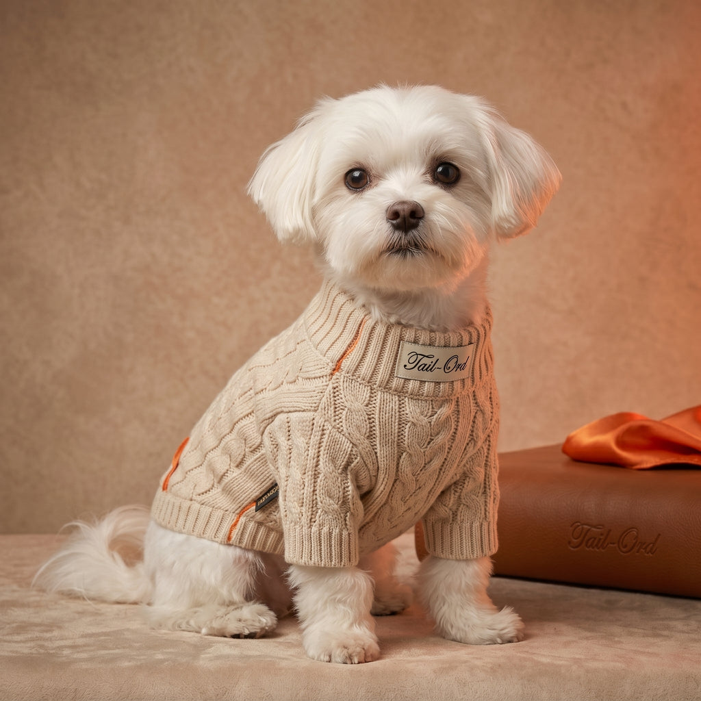 Tailord signature cable knit sweater - Tailord